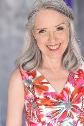 Mannette Antill in a floral dress