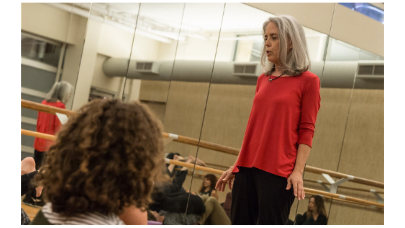Mannette guiding a session